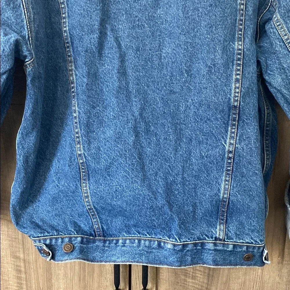 Levi Strauss Signature Blue Denim Jacket 100% Cotton Women’s Size Large - Picture 9 of 16